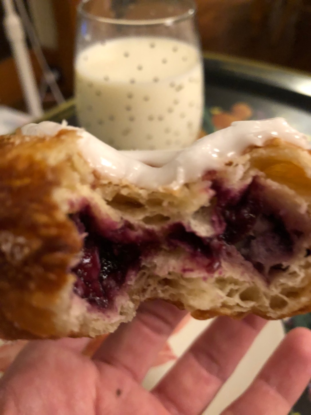 Blueberry Jam Coconut Ganache Cronut July 2018 Dominique Ansel