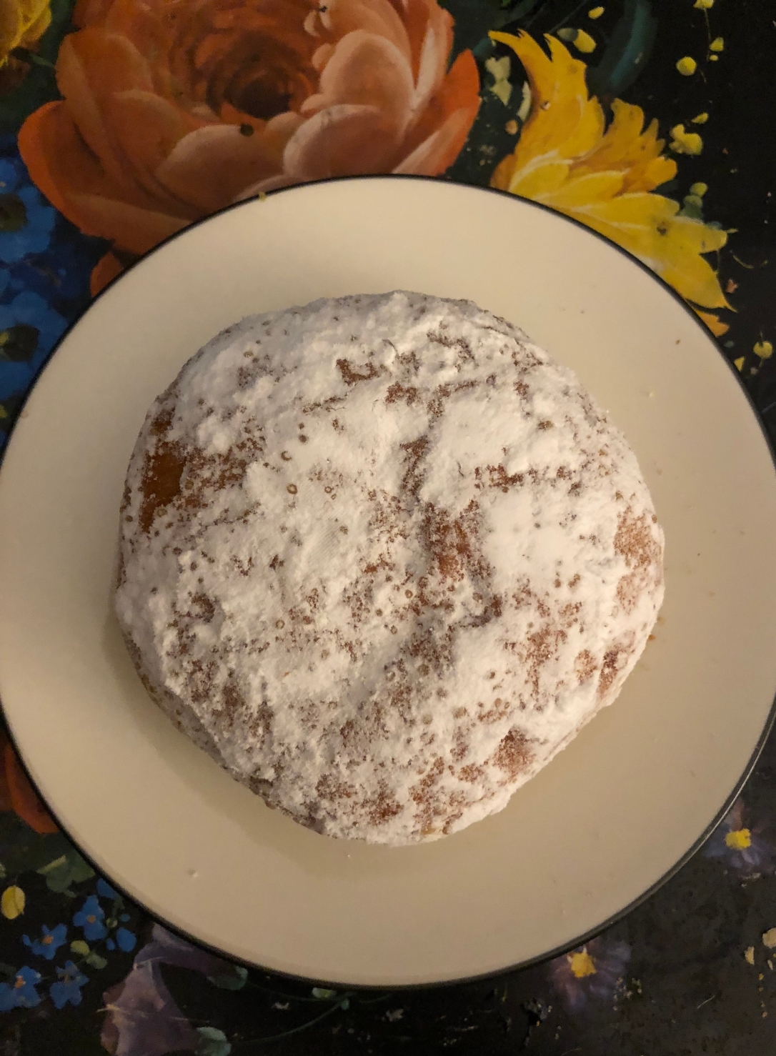 Powdered Sugar Cream Filled Donut Review Fuhrman's Erie, PA